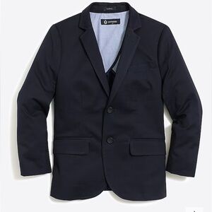 CREWCUTS  Boys' Thompson suit jacket in navy flex chino